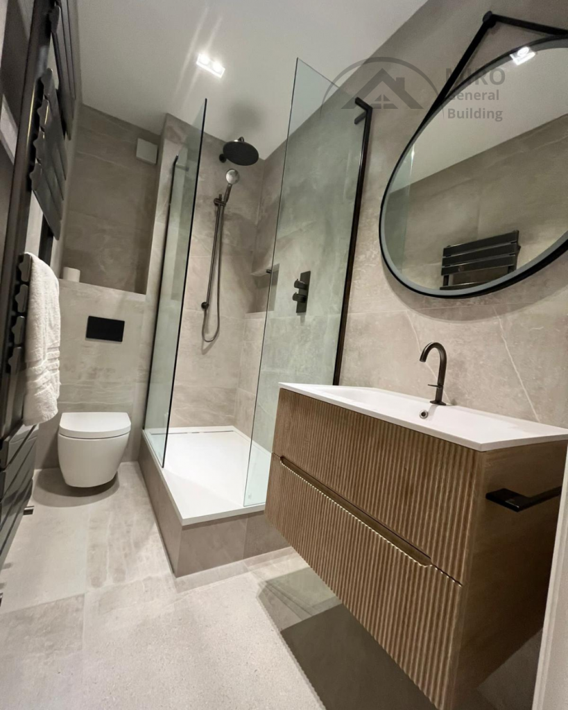 Modern Bathroom renovation in West London